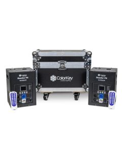 COLORKEY Dazzler FX MKII Black 2 Pack Bundle W Road Case