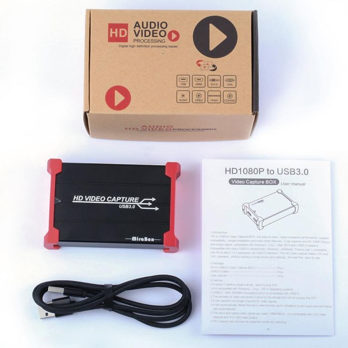 Mirabox usb 3.0 discount hdmi game capture card